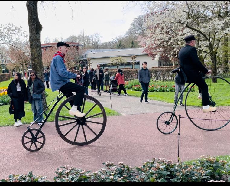 A glimpse of the traditional Dutch transportation
